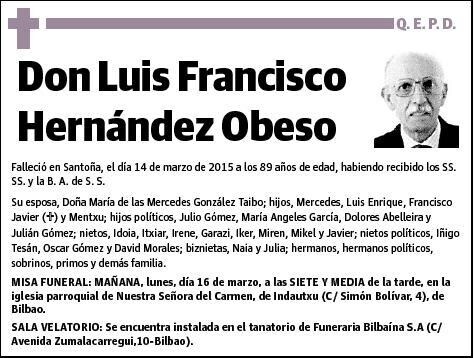 HERNANDEZ OBESO,LUIS FRANCISCO