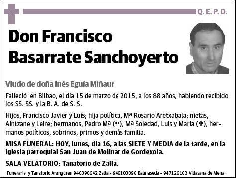 BASARRATE SANCHOYERTO,FRANCISCO