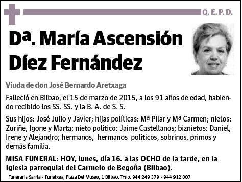 DIEZ FERNANDEZ,MARIA ASCENSION