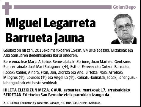 LEGARRETA BARRUETA,MIGUEL