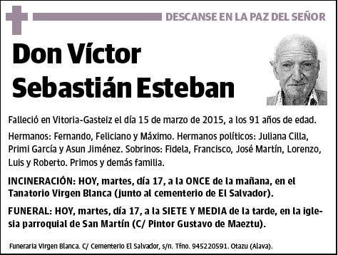 SEBASTIAN ESTEBAN,VICTOR