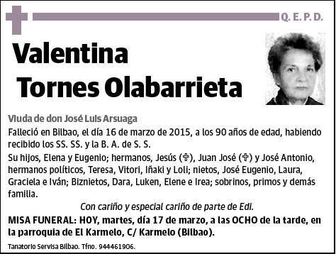 TORNES OLABARRIETA,VALENTINA