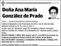 GONZALEZ DE PRADO,ANA MARIA