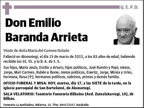 BARANDA ARRIETA,EMILIO