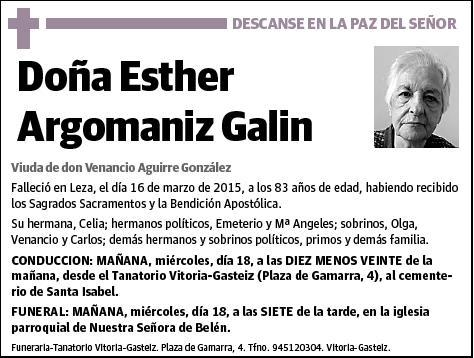 ARGOMANIZ GALIN,ESTHER