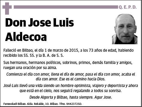 ALDECOA,JOSE LUIS