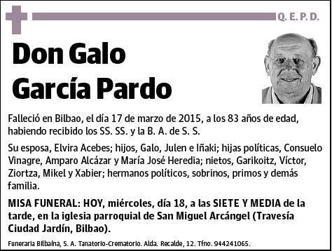 GARCIA PARDO,GALO