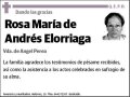 DE ANDRES ELORRIAGA,ROSA MARIA
