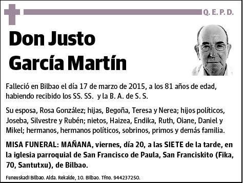 GARCIA MARTIN,JUSTO