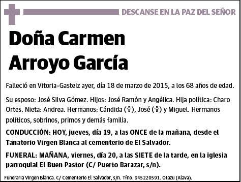 ARROYO GARCIA,CARMEN