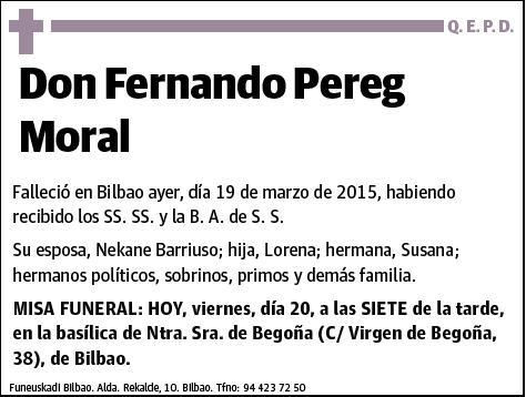 PEREG MORAL,FERNANDO