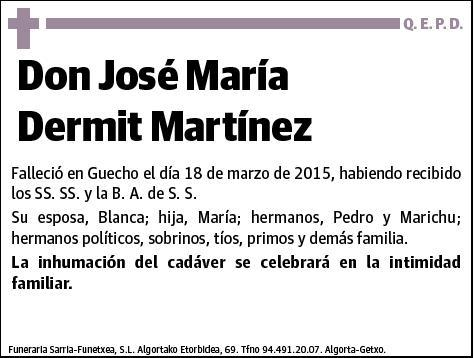 DERMIT MARTINEZ,JOSE MARIA