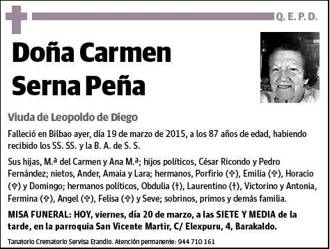 SERNA PEÑA,CARMEN