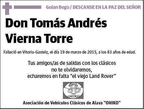 VIERNA TORRE,TOMAS ANDRES