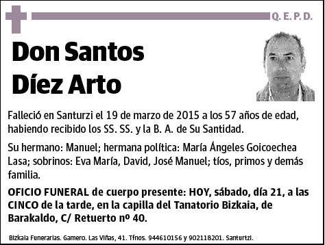 DIEZ ARTO,SANTOS