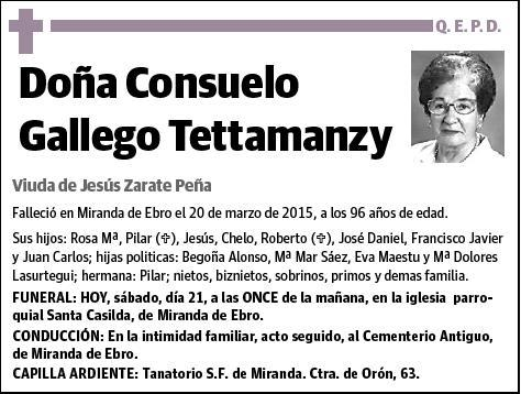 GALLEGO TETTAMANZY,CONSUELO