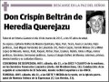 BELTRAN DE HEREDIA QUEREJAZU,CRISPIN