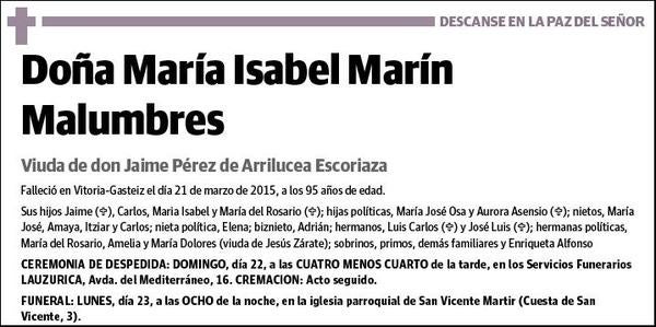 MARIN MALUMBRES,MARIA ISABEL