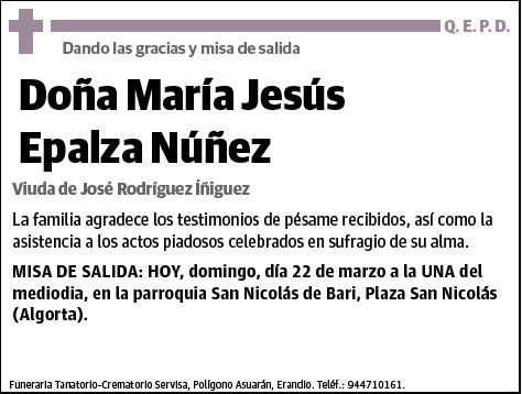 EPALZA NUÑEZ,MARIA JESUS