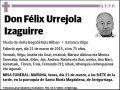 URREJOLA IZAGUIRRE,FELIX