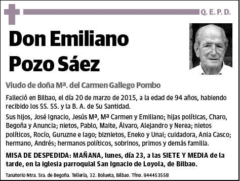 POZO SAEZ,EMILIANO