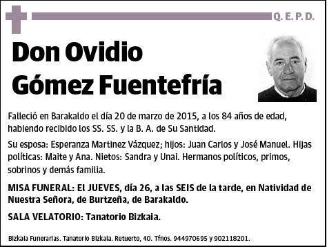 GOMEZ FUENTEFRIA,OVIDIO