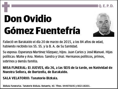 GOMEZ FUENTEFRIA,OVIDIO