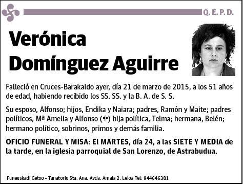 DOMINGUEZ AGUIRRE,VERONICA