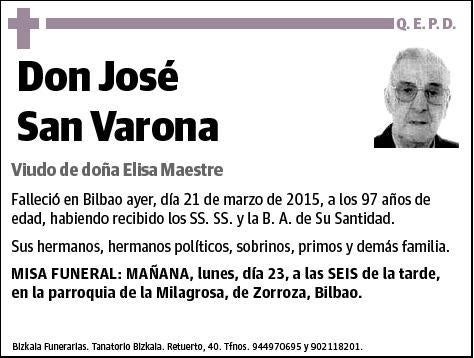 SAN VARONA,JOSE