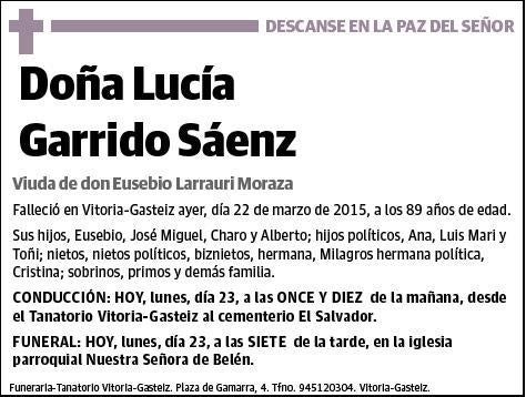 GARRIDO SAENZ,LUCIA