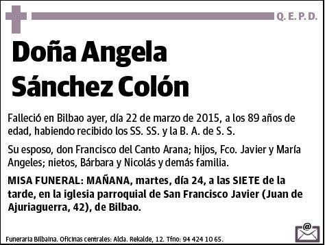 SANCHEZ COLON,ANGELA