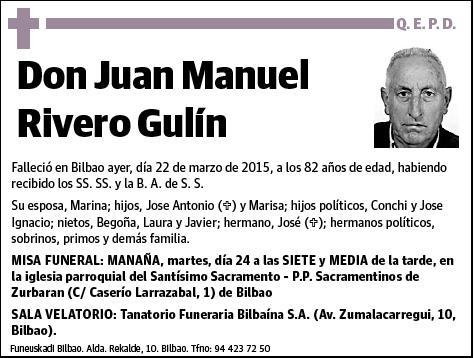 RIVERO GULIN,JUAN MANUEL