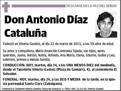 DIAZ CATALUÑA,ANTONIO