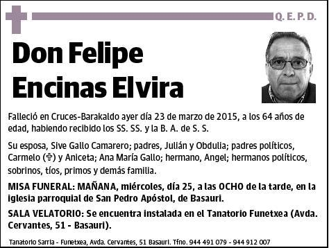 ENCINAS ELVIRA,FELIPE