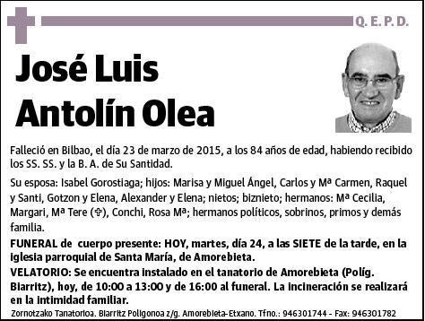 ANTOLIN OLEA,JOSE LUIS