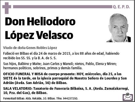 LOPEZ VELASCO,HELIODORO