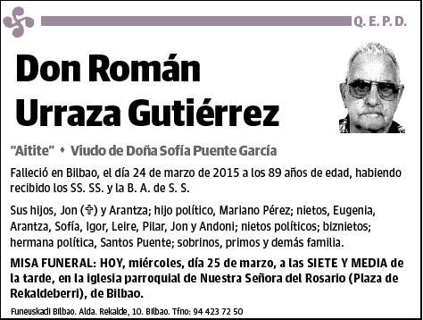 URRAZA GUTIERREZ,ROMAN