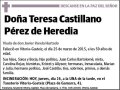 CASTILLANO PEREZ DE HEREDIA,TERESA