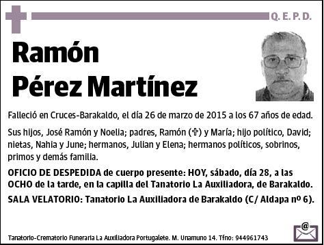 PEREZ MARTINEZ,RAMON