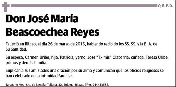 BEASCOECHEA REYES,JOSE MARIA