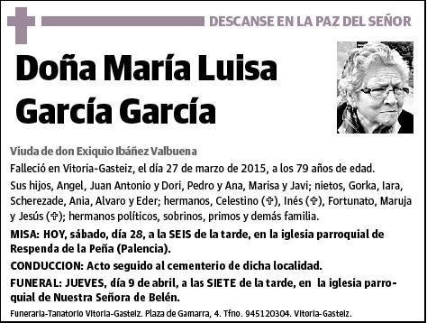 GARCIA GARCIA,MARIA LUISA