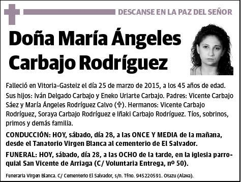 CARBAJO RODRIGUEZ,MARIA ANGELES