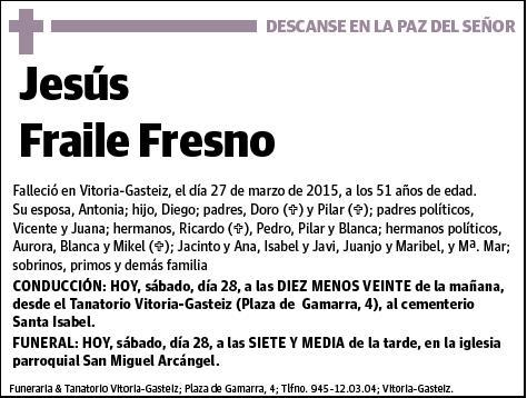 FRAILE FRESNO,JESUS