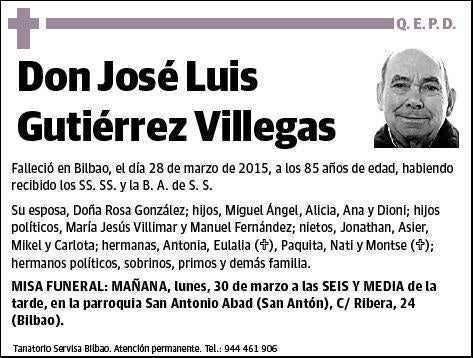 GUTIERREZ VILLEGAS,JOSE LUIS