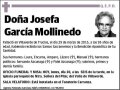 GARCIA MOLLINEDO,JOSEFA