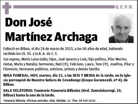 MARTINEZ ARCHAGA,JOSE