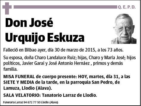 URQUIJO ESKUZA,JOSE