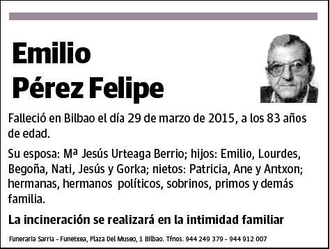 PEREZ FELIPE,EMILIO