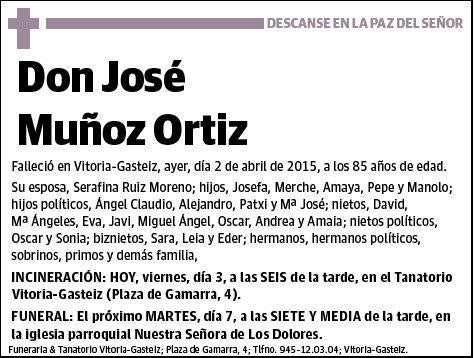 MUÑOZ ORTIZ,JOSE