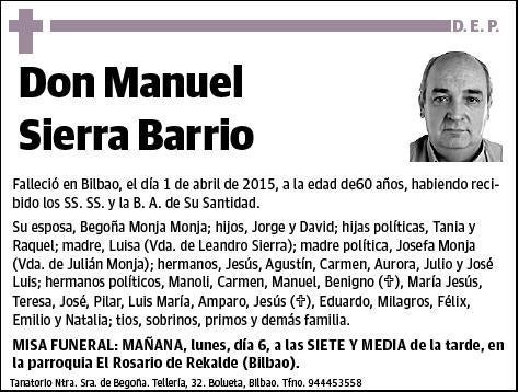 SIERRA BARRIO,MANUEL